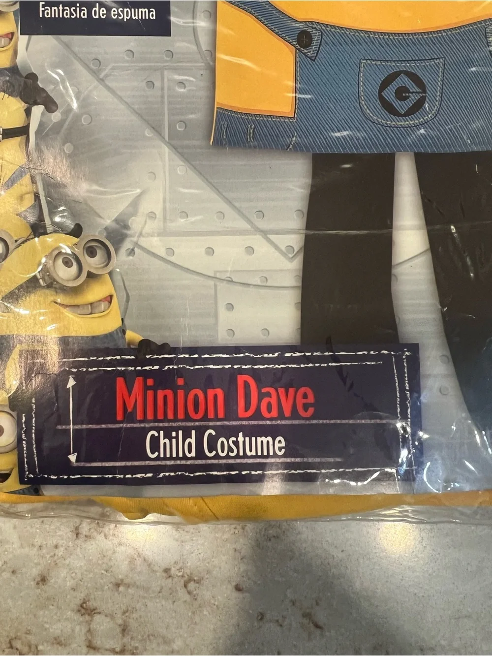 Rubie’s Despicable Me Minion Dave Child Costume SM (4-6) 3-4 Years Old